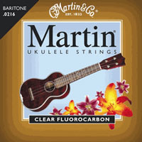 Martin M630 Clear Fluorocarbon Baritone Ukulele Strings