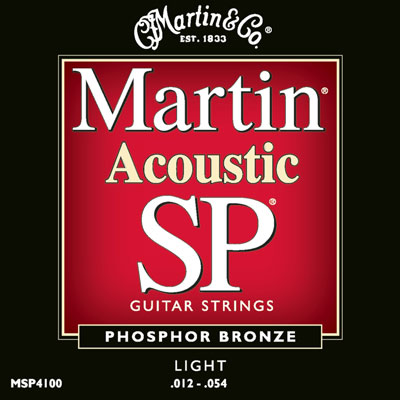 Martin MSP4100 Phosphor Bronze SP Light, Full Set