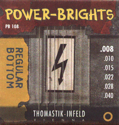 Thomastik-Infeld Power-Brights PB108 (.008 - .040), Full Set