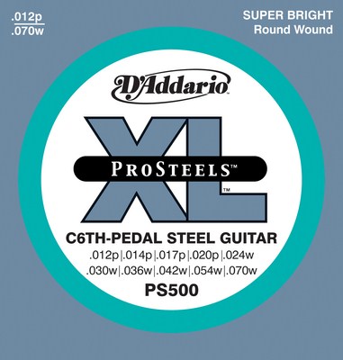 D'Addario PS500 C6th Pedal Steel Guitar, Full Set