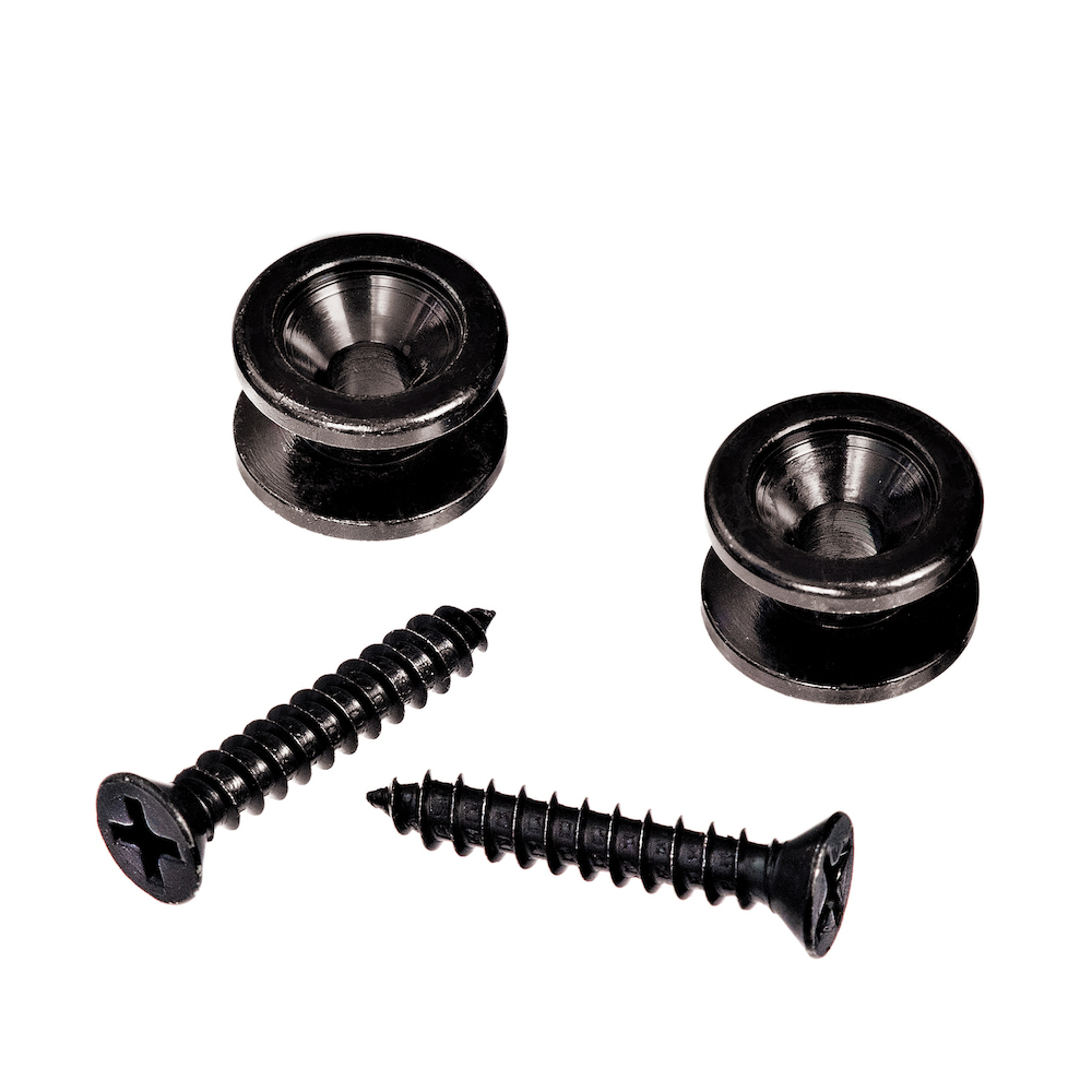 Solid Brass End Pins - Black