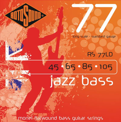 Rotosound RS77LD Jazz Bass Monel Flat Wound (45-105)