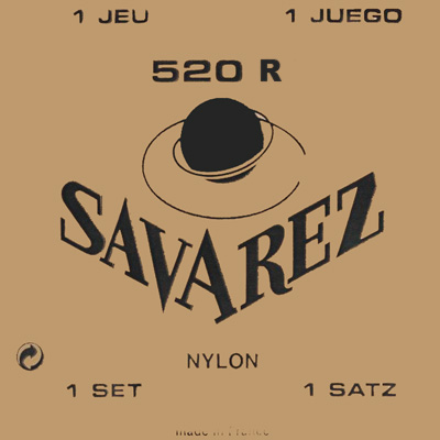Savarez 520R Rectified Trebles/Red Basses High Tension, Full Set