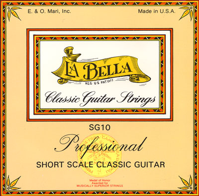 La Bella SG10 "Short Scale" Guitar, Full Set