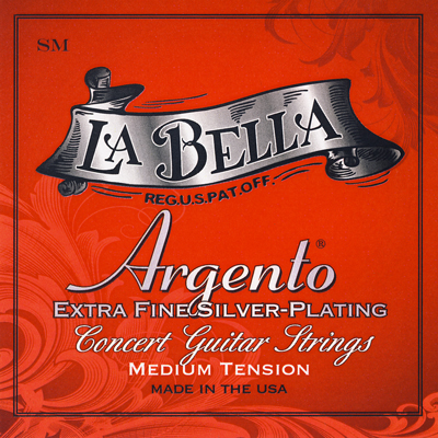 La Bella Argento SM Medium Tension, Full Set