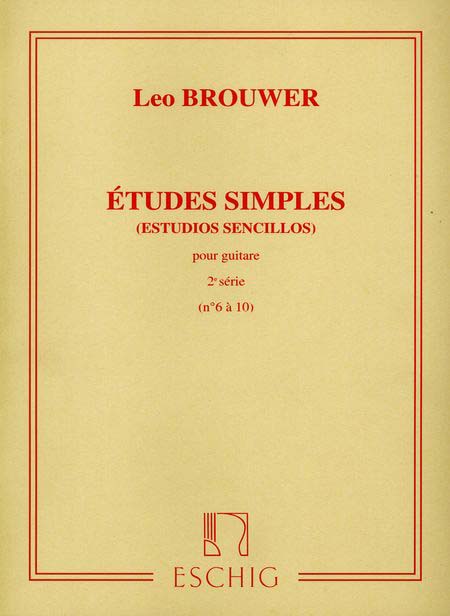 Leo Brouwer | Etudes Simples (Estudios Sencillos) Volume 2