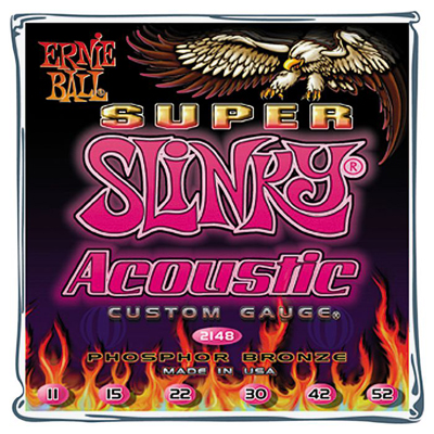 Ernie Ball 2148 Super Slinky Acoustic Phosphor Bronze (11-52)