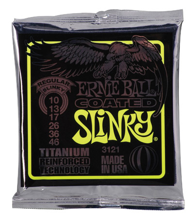 Ernie Ball Coated Electric Titanium RPS Regular Slinky .010 - .046