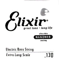Elixir Nanoweb Coated Electric Bass 15431, Single String