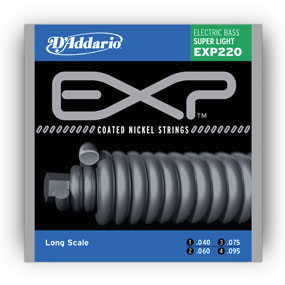 D'Addario EXP220 Coated Electric Bass (40-95) Full Set