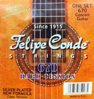 Felipe Conde Concert 740 (670) Hard Tension, Full Set