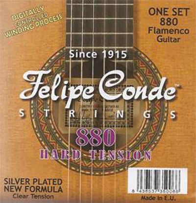 Felipe Conde Flamenco Guitar 880 (735) Hard Tension, Full Set Felipe Conde Flamenco Guitar 880 (735) Hard Tension, Full Set
