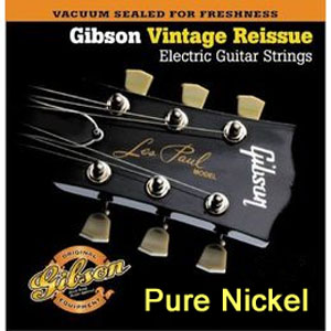 Gibson Vintage Reissue Electric Guitar Strings Pure Nickel (11-50)