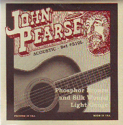 John Pearse Acoustic Phosphor Bronze Silks Light, (11-49) 510L