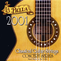 La Bella 2001 Classical 2001MH 1st string (e) medium hard tension .029
