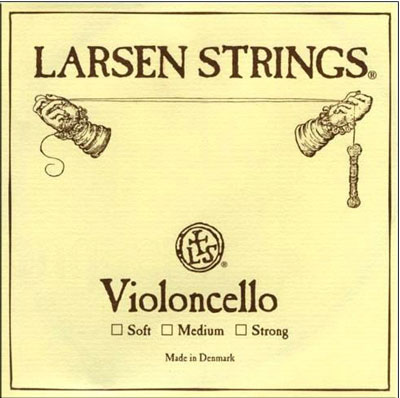 Larsen Cello Soloist Alloy-Steel 4/4 Scale Medium Gauge, A Single
