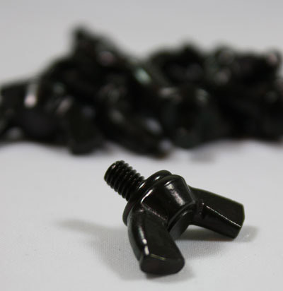 Murata Guitar Support replacement wing-nut, one black