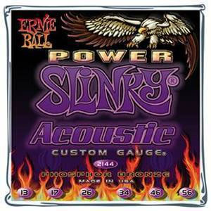 Ernie Ball 2144 Power Slinky Acoustic Phosphor Bronze (13-56)