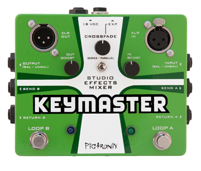 Pigtronix Keymaster Series/Parallel True Bypass Effects Mixer