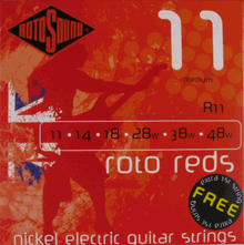 Rotosound R11 Roto Reds Medium Electric Guitar Strings (11-48)