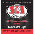 SIT Power Wound Nickel Electric Strings S942 (9-42) Full Set