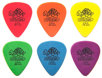 Dunlop Tortex Standard Pick Yellow .73 mm, One Pick