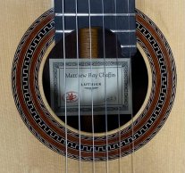 2023 Classical Guitar by Luthier Matthew Ray Chaffin - Spruce, Cocobolo
