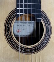 2025 Classical Guitar by Luthier Matthew Ray Chaffin - Spruce, Indian Rosewood
