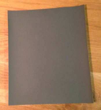 3M 1500 Grit Sandpaper 401Q, single sheet