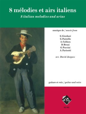 8 Melodies et Airs Italiens arr. by Jacques for guitar and voice