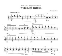Abreu | Wordless Letter for solo guitar