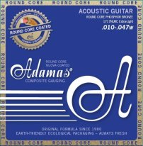 Adamas 1717NURC Coated Phosphor Bronze Acoustic Guitar Strings 10-47