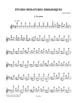 Ahlert | Etudes miniatures zoologiques for mandolin