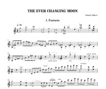 Ahlert | The Ever Changing Moon for solo mandolin