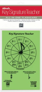 Alfred's Key Signature Teacher: All-In-One Flashcard - Green