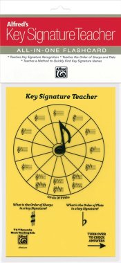 Alfred's Key Signature Teacher: All-In-One Flashcard - Yellow