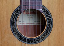 Alhambra 1C-HT Fractional Classical Guitar, Cedar Top - 7/8, 3/4, 1/2