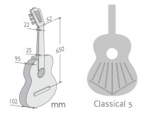 Alhambra 4P-US Classical Guitar, Solid Cedar Top, #2084-NJcDNT