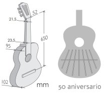 Alhambra 4Z-US Classical Guitar, Solid Cedar Top, Conservatory