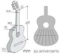 Alhambra 7P-US Classical Guitar, Solid Wood, Conservatory