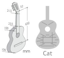 Alhambra Linea Profesional Classical Guitar, Cedar or Solid Spruce Top
