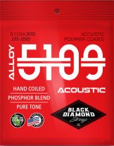 Alloy 5109 A300 Acoustic Guitar Strings, Light .011-.050