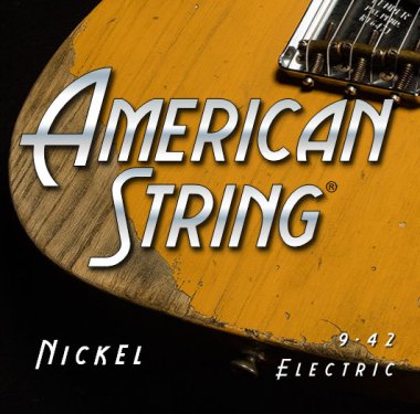 American String N0942 Nickel 9-42 Electric Guitar Strings