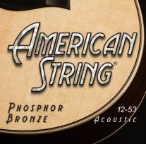 American String PB1253 Phosphor Bronze Acoustic Strings, .012-.053
