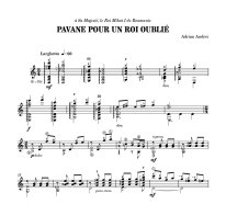 Andrei | Pavane pour un roi oublie for solo guitar