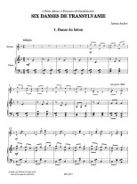 Andrei | Six danses de Transylvanie for guitar and piano