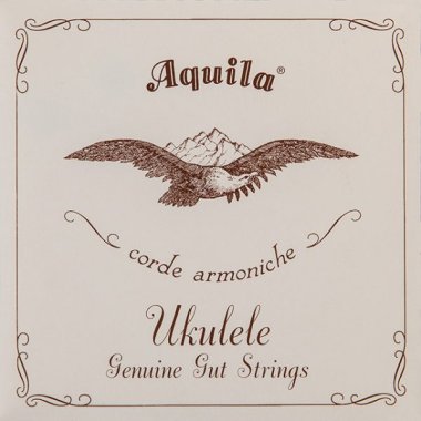Aquila 1U Genuine Gut Ukulele Strings, Soprano, Full Set