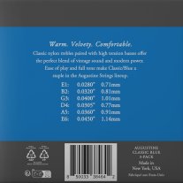 Augustine Classic NT Blue HT Classical Guitar Strings 3-Pack