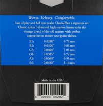 Augustine Classic NT Blue HT Classical Guitar Strings, Full Set