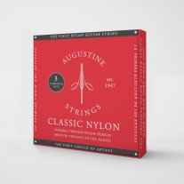 Augustine Classic NT Red MT Classical Guitar Strings 3-Pack